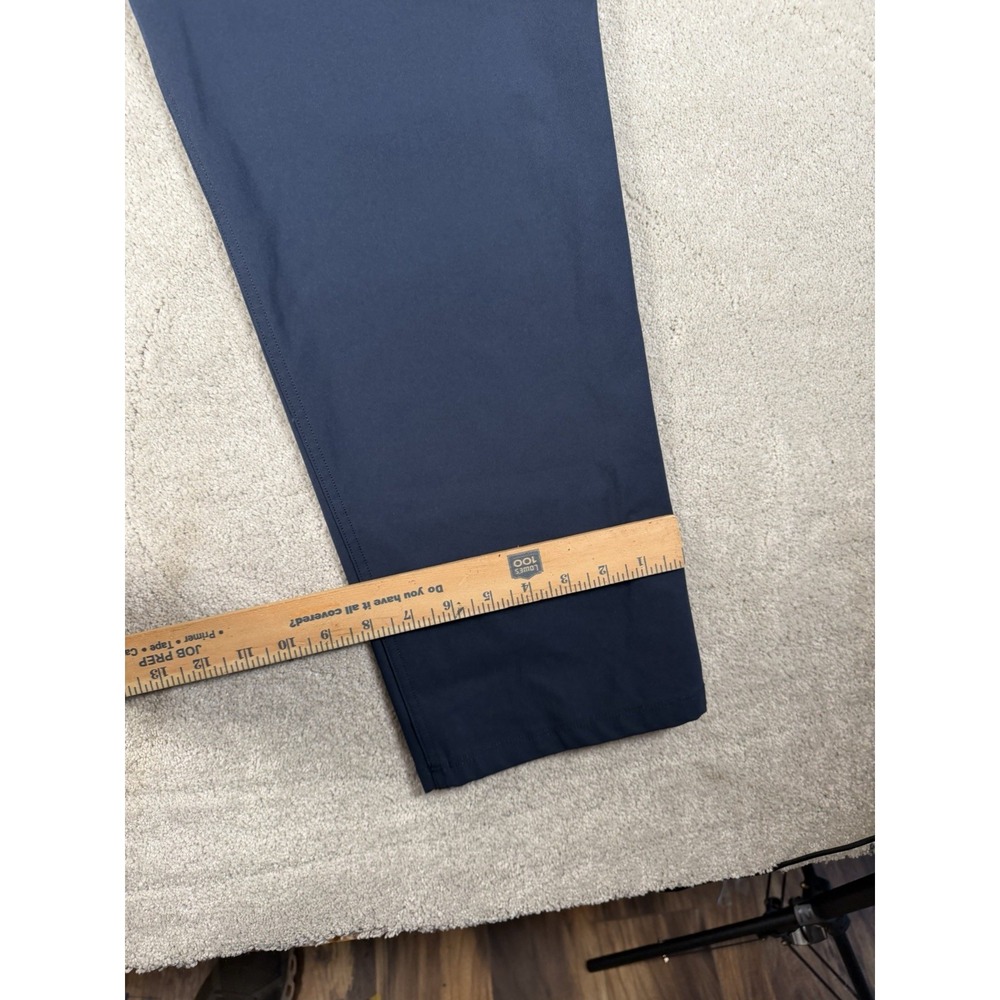 Lululemon Pants Mens 40x33 ABC Blue Classic Warpstreme Chino LM5ADFS golf - Picture 11 of 12